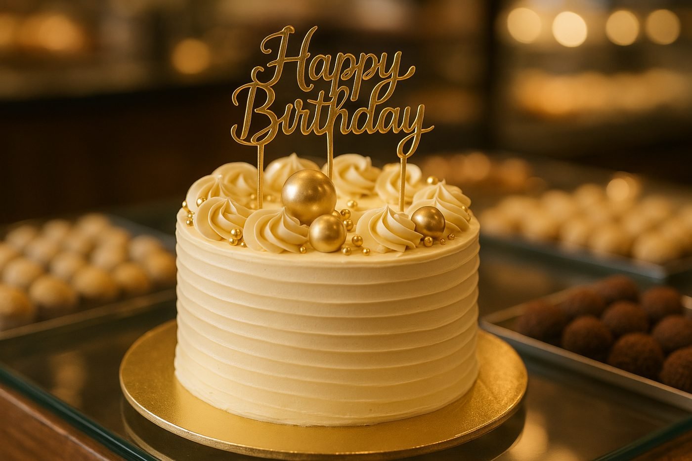 Bolo de confeitaria da Okinawa